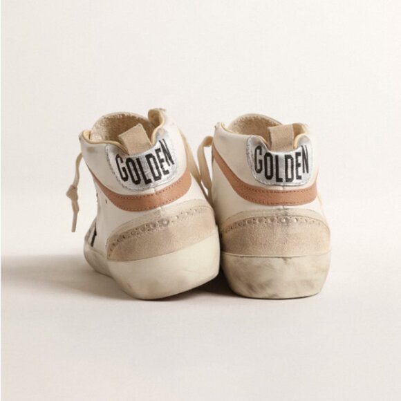 Mid Star LTD in nappa with glitter star and nude leather flash Limited Edition - Picture 2 of 4